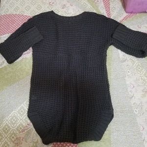 Gray oversized sweater